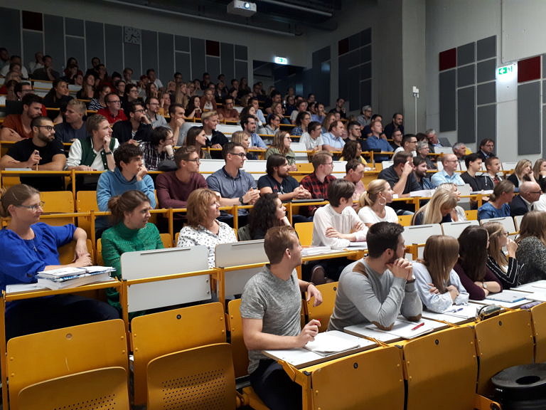 Begrüßung der Masterstudierenden im Wintersemester 2018/19