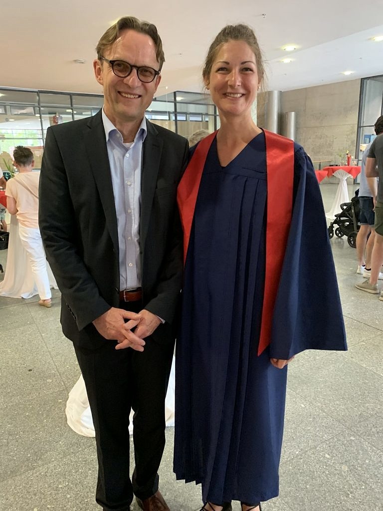 Promotionsfeier am Fachbereich: Herzlichen Glückwunsch Verena Gerner