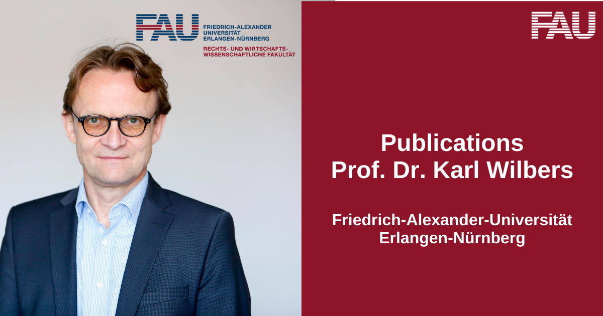 Prof. Dr. Karl Wilbers