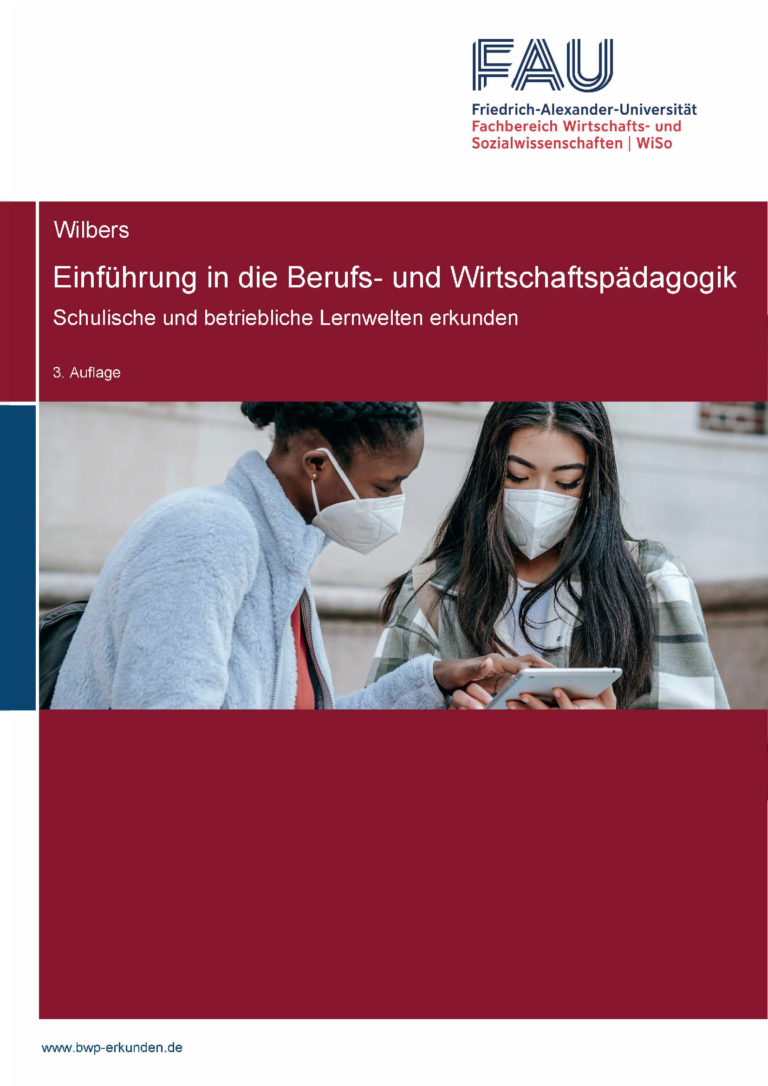 Einführung Berufs- und Wirtschaftspädagogik jetzt in der 3. Auflage (open access)