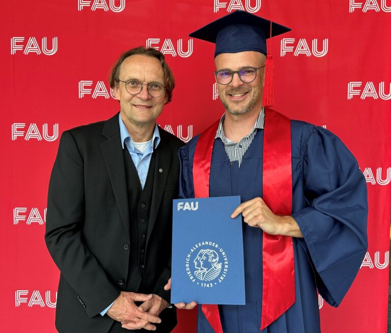 Feierlicher Abschluss der Promotion von Herr Leppert